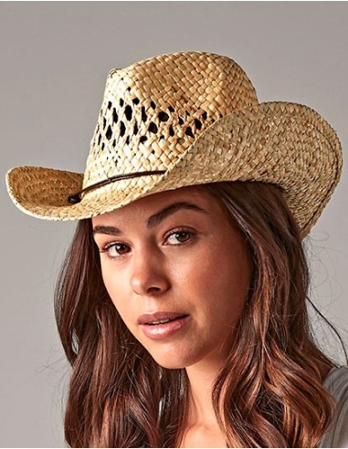 B-B735-Straw Cowboy Hat